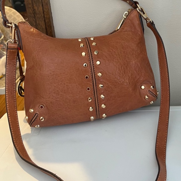 Micheal Kors Astor Brown Leather crossbody/ shoulder bag - Picture 2 of 8